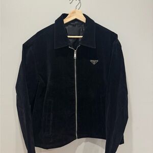 Prada Velvet Zip Jacket size XL